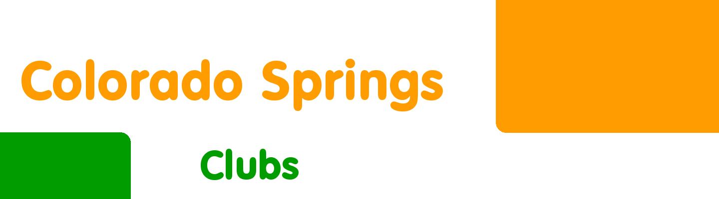 Best clubs in Colorado Springs - Rating & Reviews